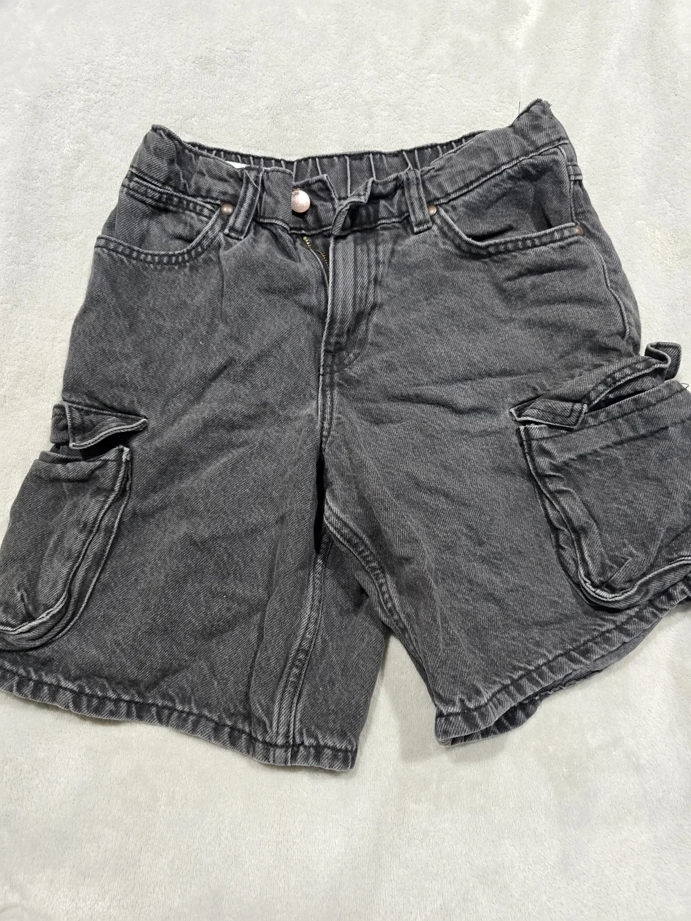 Zara Black and Old Navy Blue Kids Denim Shorts Duo